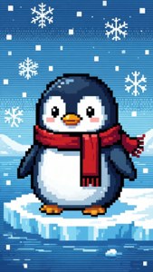Penguin in Scarf