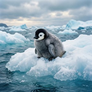 Penguin on Iceberg