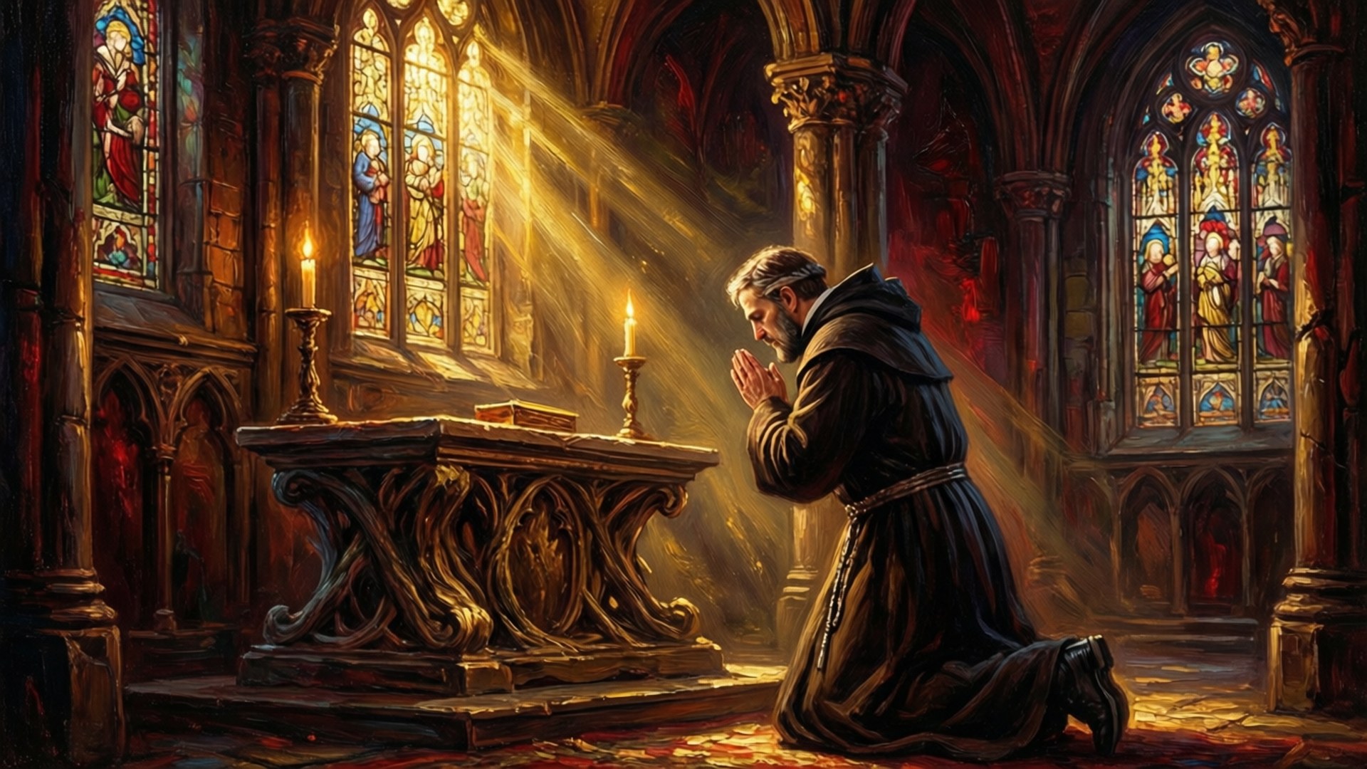 Penitent's Prayer by Wallpapers.art Studio