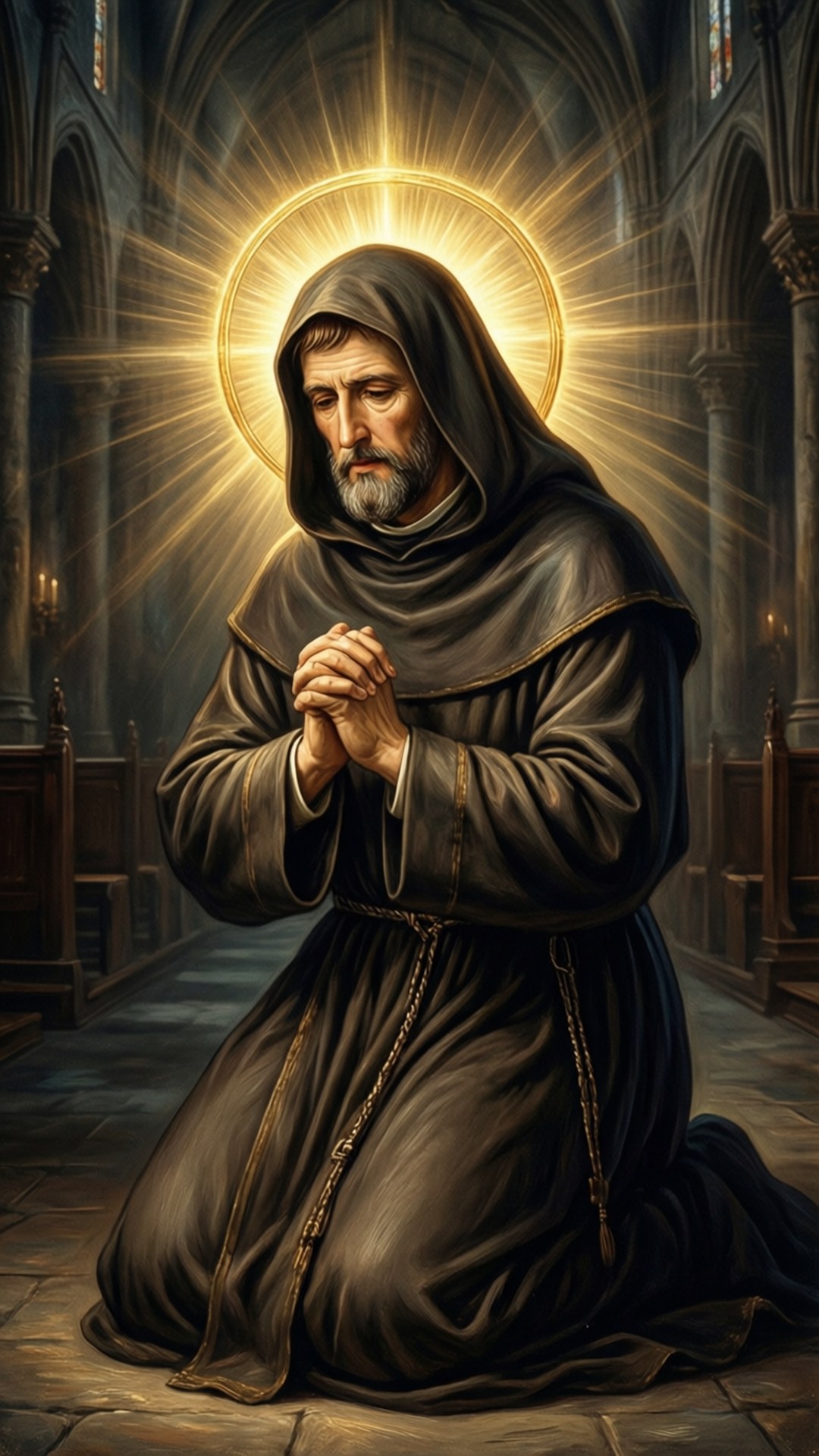Penitent Saint by Wallpapers.art Studio