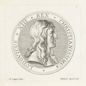 Penning met buste van Lodewijk XIII
