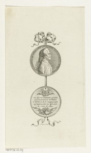 Penning met portret van Johan Derk van der Capellen tot den Pol, 1 november 1782