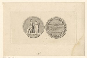 Penning ter ere van de 48ste verjaardag van Friedrich Heinrich Wilhelm Martini