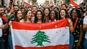 People with Flag