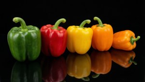 Pepper Lineup on Black