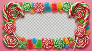 Peppermint Candy Border