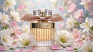 Perfume with White Flowers