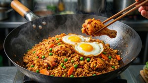 Peri Peri Chicken Fried Rice