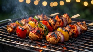 Peri Peri Chicken Skewers