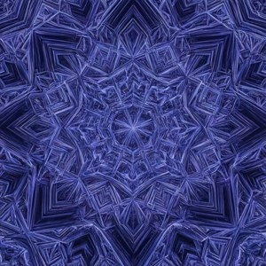 Periwinkle Fractal Kaleidoscope