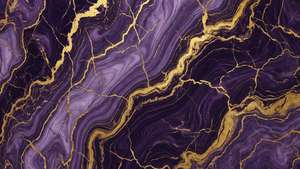 Periwinkle Gold Marble