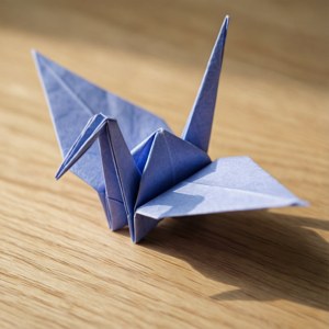 Periwinkle Origami Crane