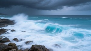 Periwinkle Stormy Shores
