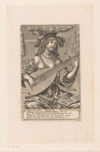 Personificatie van de muziek