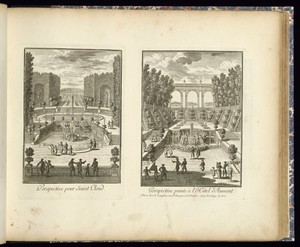 Perspective pour Saint Cloud (Left Plate)