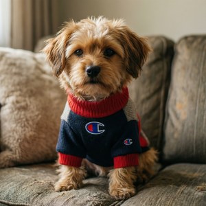 Pet in Champion Sweater