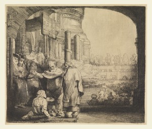Peter and John at the Gate of the Temple