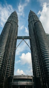 Petronas Towers Upward