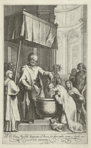Petrus doopt de H. Prisca van Rome
