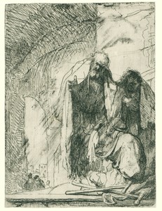 Petrus en Johannes bij de tempelpoort
