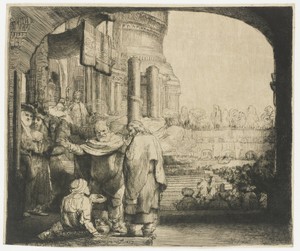 Petrus en Johannes bij de tempelpoort