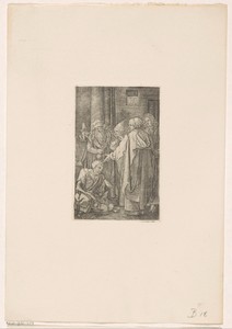 Petrus en Johannes genezen een verlamde man bij de tempelpoort