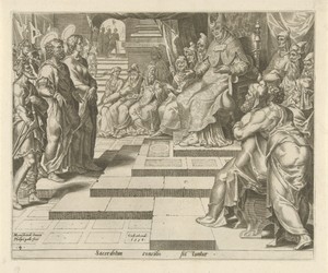 Petrus en Johannes voor de hogepriester