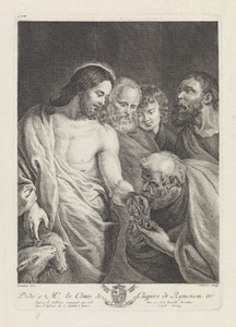 Petrus ontvangt de sleutels van Christus