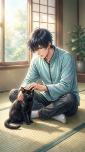 Petting Kuro
