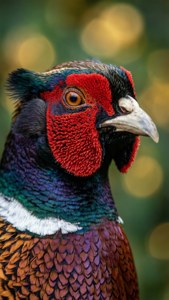 Pheasant Portrait Macro