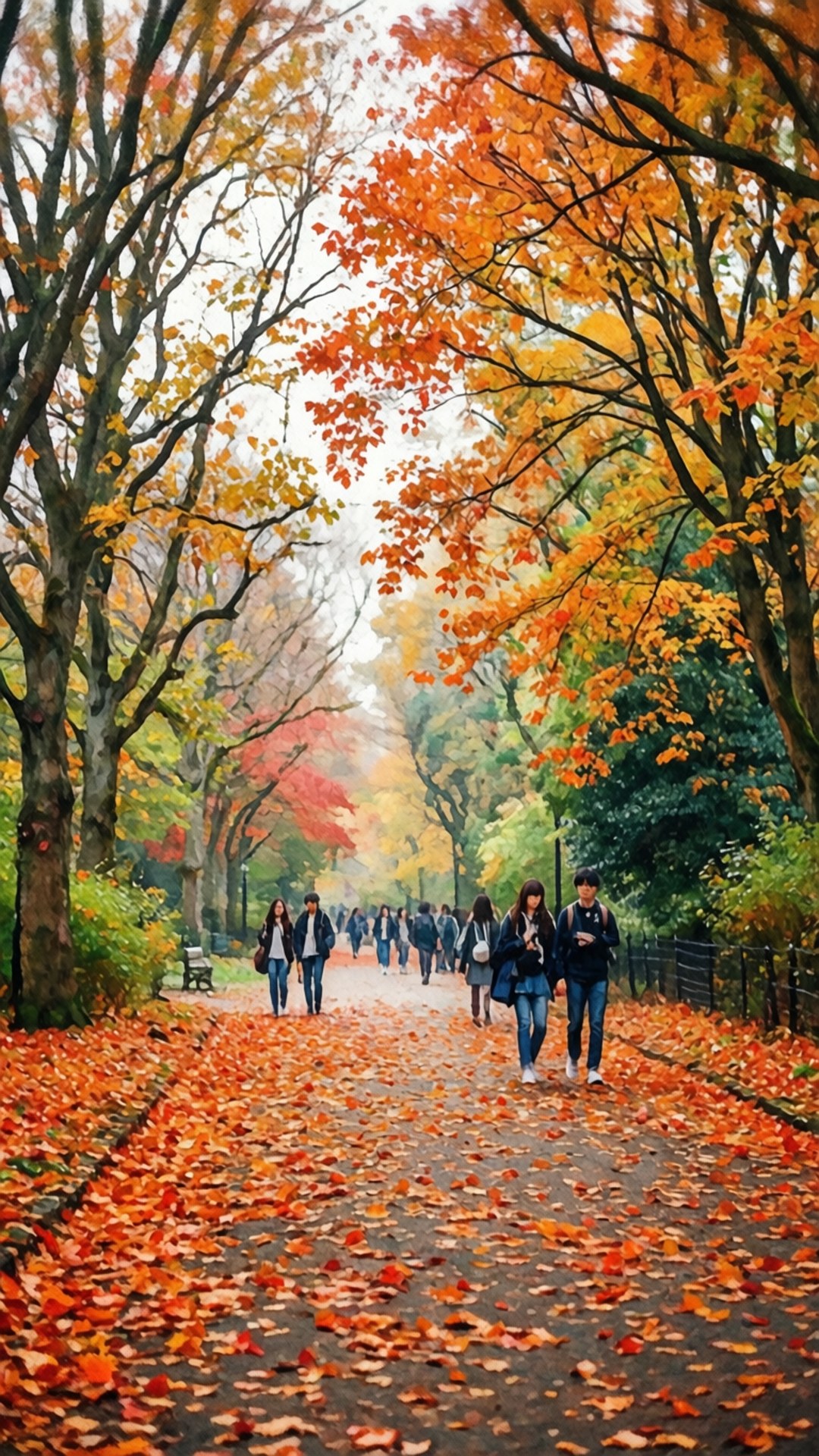 Philosopher's Walk Autumn by Wallpapers.art Studio
