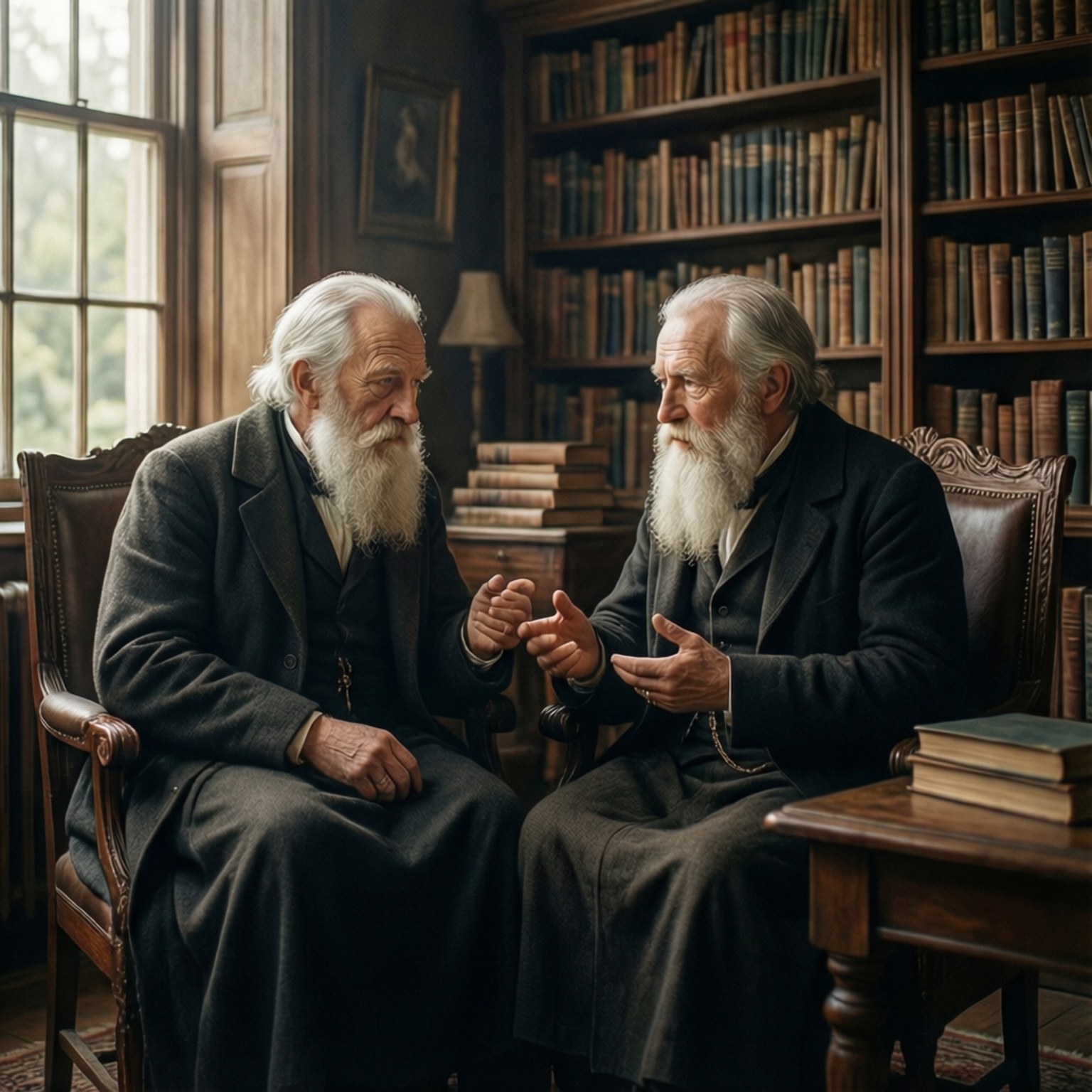 Philosophical Discussion by Wallpapers.art Studio