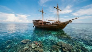 Phinisi at Komodo