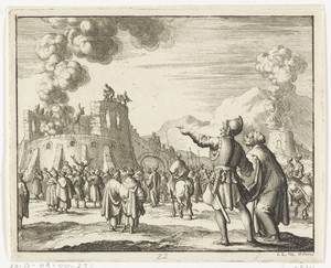Phocas in een kalkoven geworpen