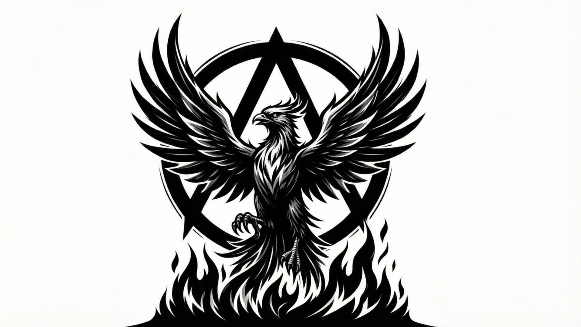 Phoenix Anarchy Rise by Wallpapers.art Studio
