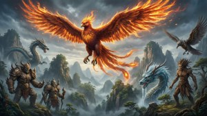 Phoenix Over Elemental Peaks
