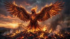 Phoenix Rebirth Flames