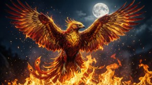 Phoenix Rebirth Flames