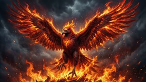 Phoenix Rising Flames