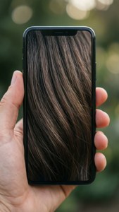 Phone Hair Texture