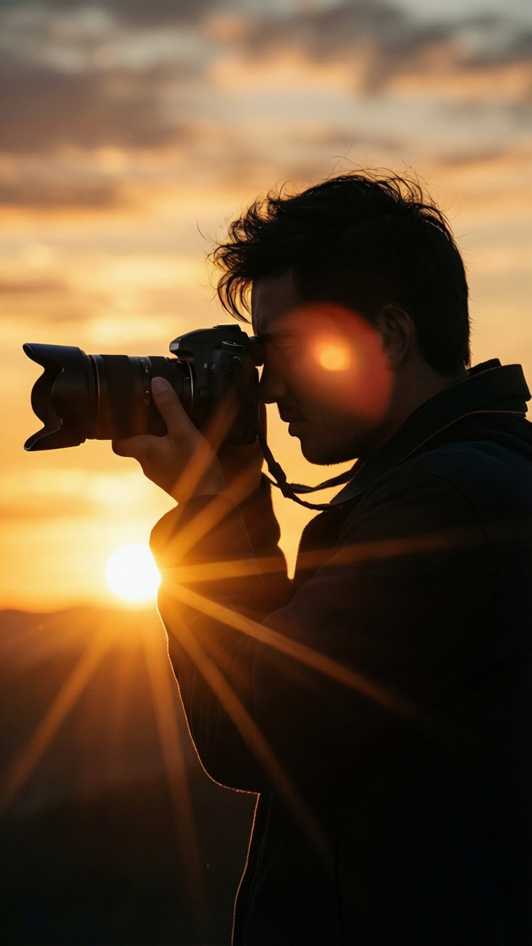Photographer Silhouette by Wallpapers.art Studio