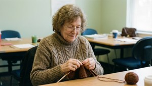 Phyllis Knitting