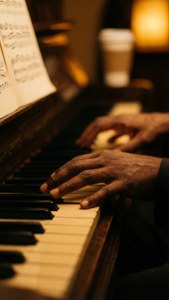 Piano Hands Close-Up