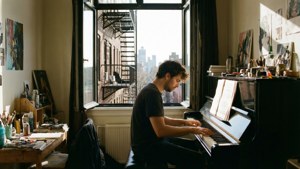 Piano Practice with View