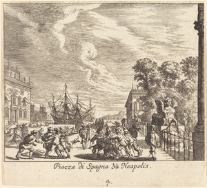 Piazza di Spagna, Naples