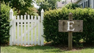 Picket Fence E Sign