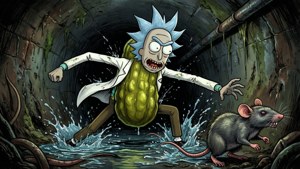 Pickle Rick Action