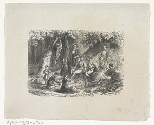 Picknick in het bos