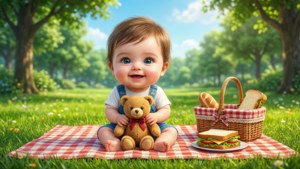 Picnic Baby Fun