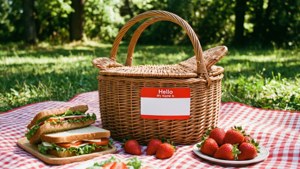 Picnic Basket Name Tag